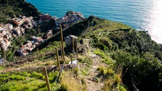 Descent from Volastra to Manarola (panoramic route), Trails, Cinque Terre, Italy