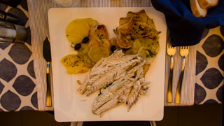 Świeża ryba wprost z zatoki (restauracja Miky, Monterosso al Mare), Lokalne dania, Cinque Terre, Włochy