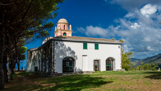 Santuario de Montenero, Riomaggiore, Cinco Tierras, Italia