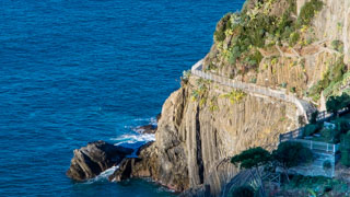 Le sentier des amoureux entre Riomaggiore et Manarola, Sentiers, Cinque Terre, Italie