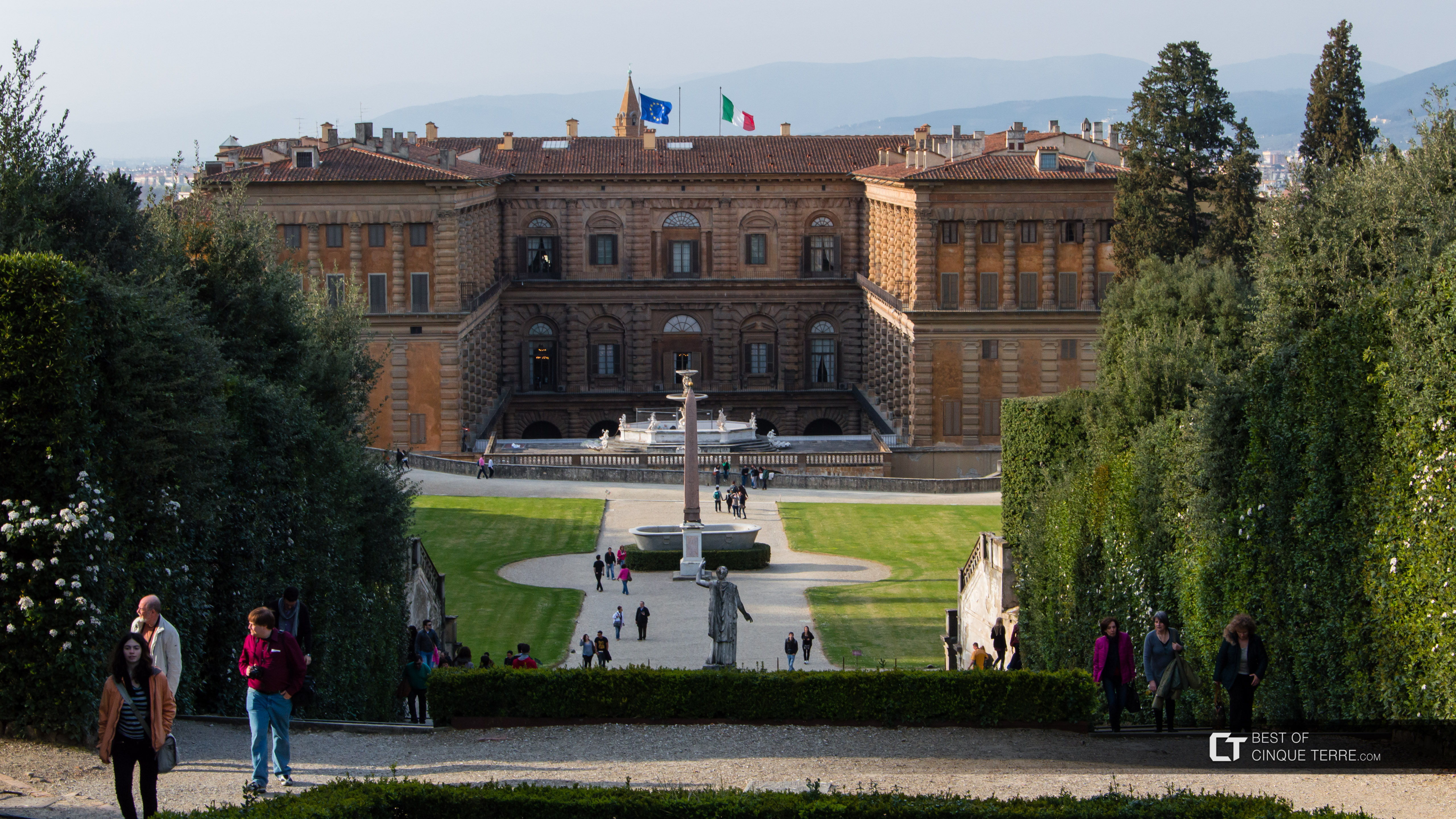 The Boboli Gardens and Pitti Palace, Florence, Italy