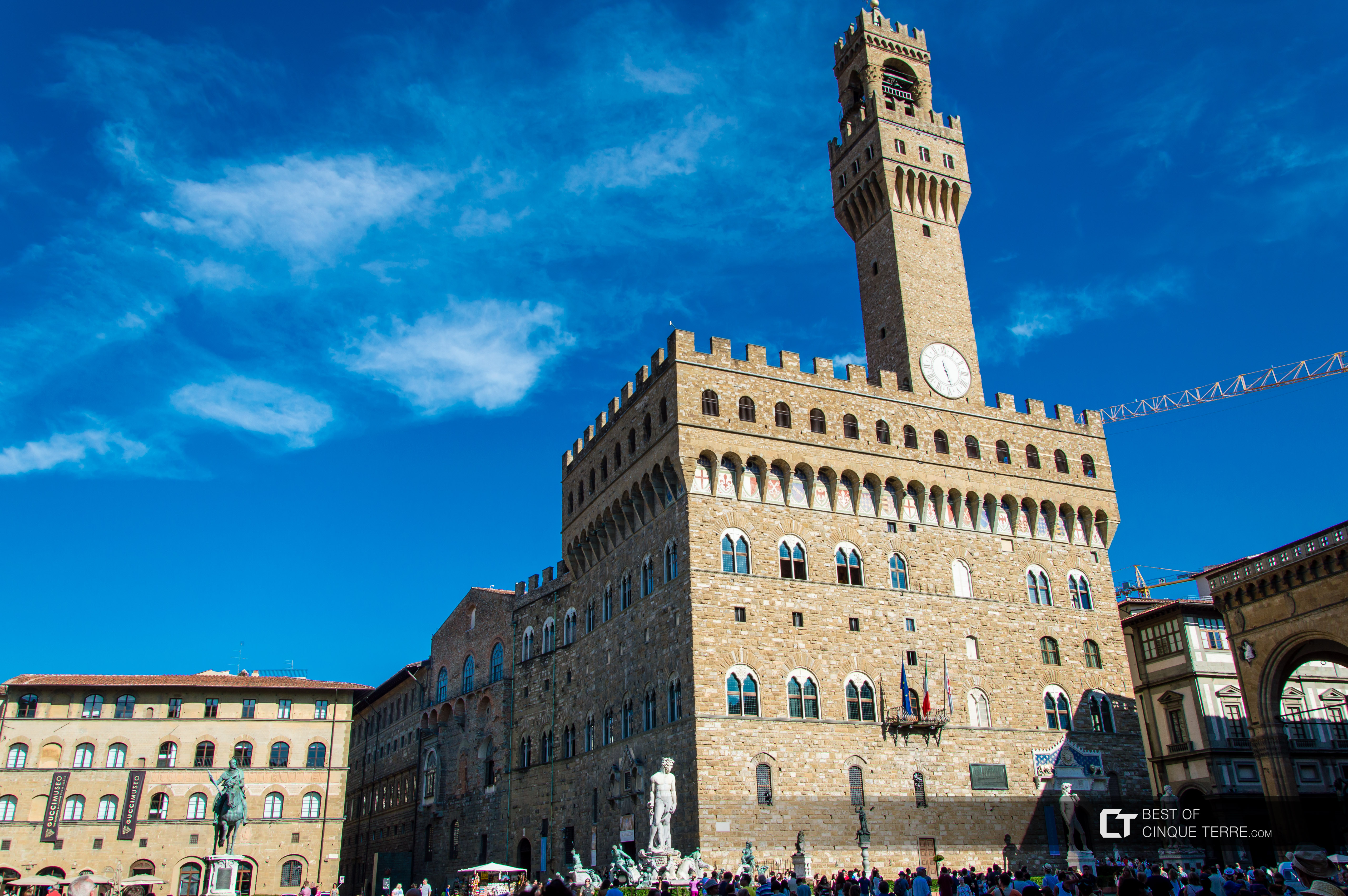 Der Palazzo Vecchio, Florenz, Italien