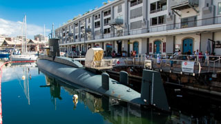 Le sous-marin Nazario Sauro S518, Gênes, Italie