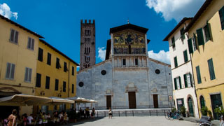 Die Basilika San Frediano, Lucca, Italien