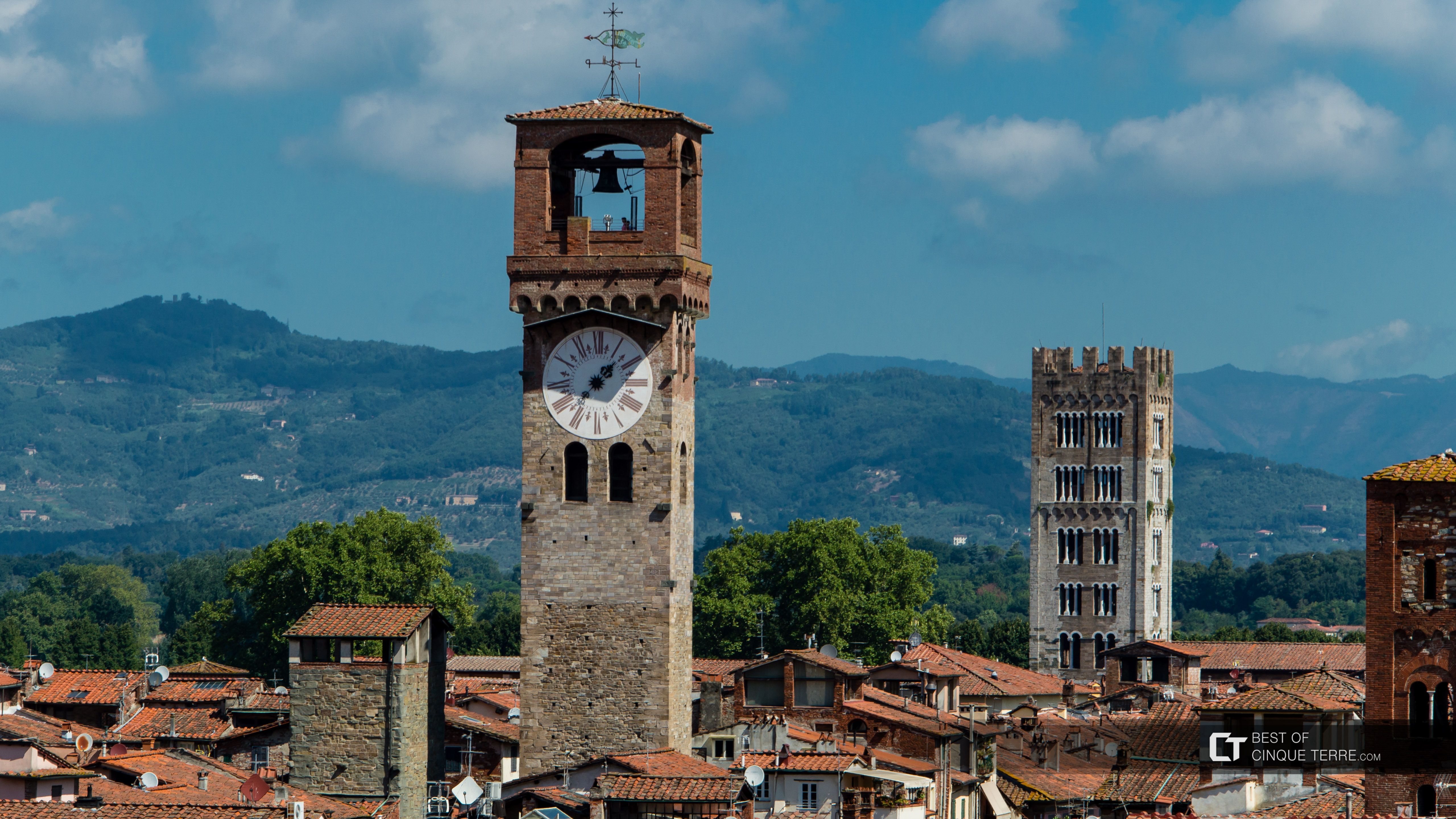 Der Uhrenturm, Lucca, Italien