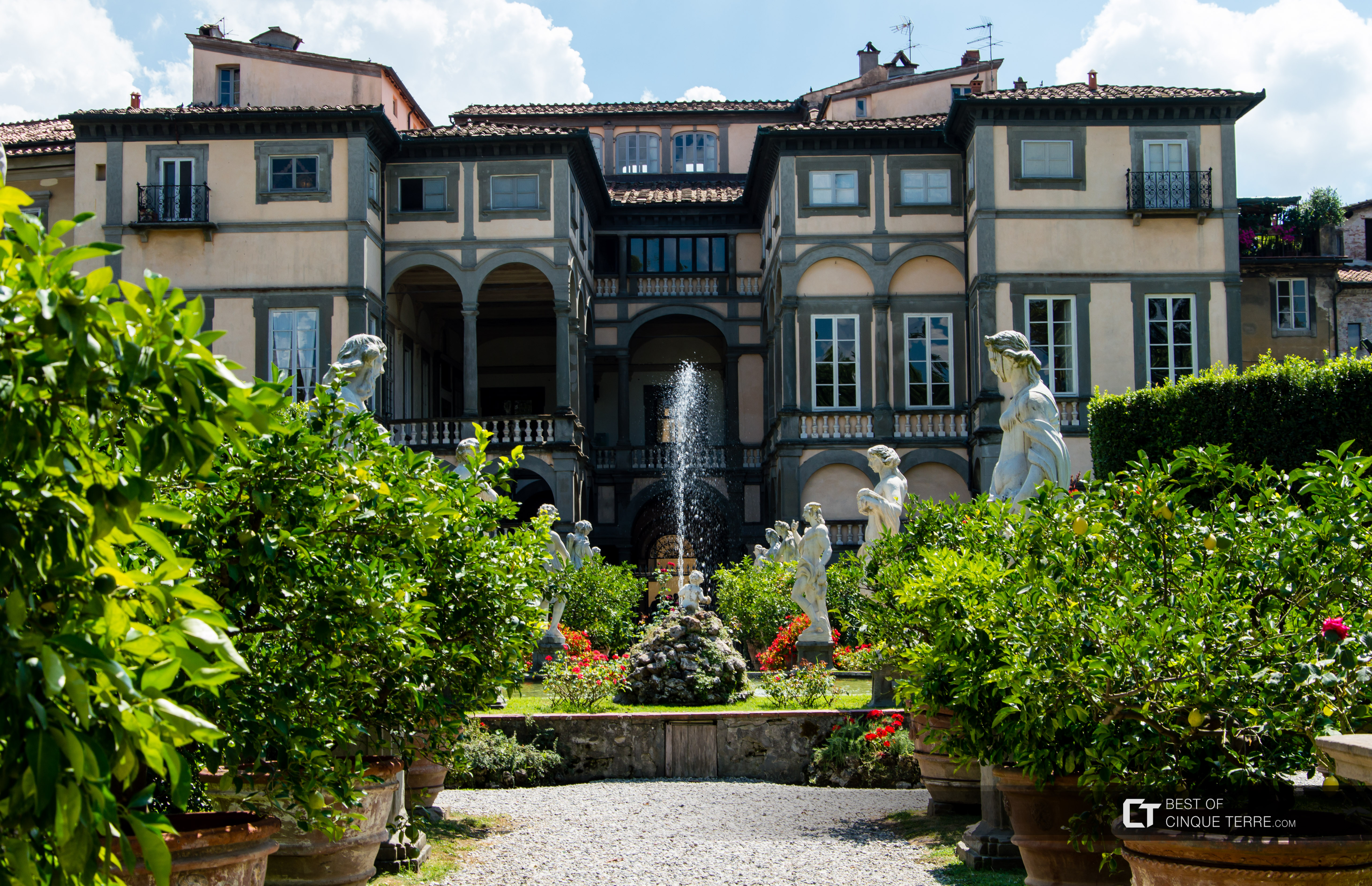 Der Palazzo Pfanner, Lucca, Italien