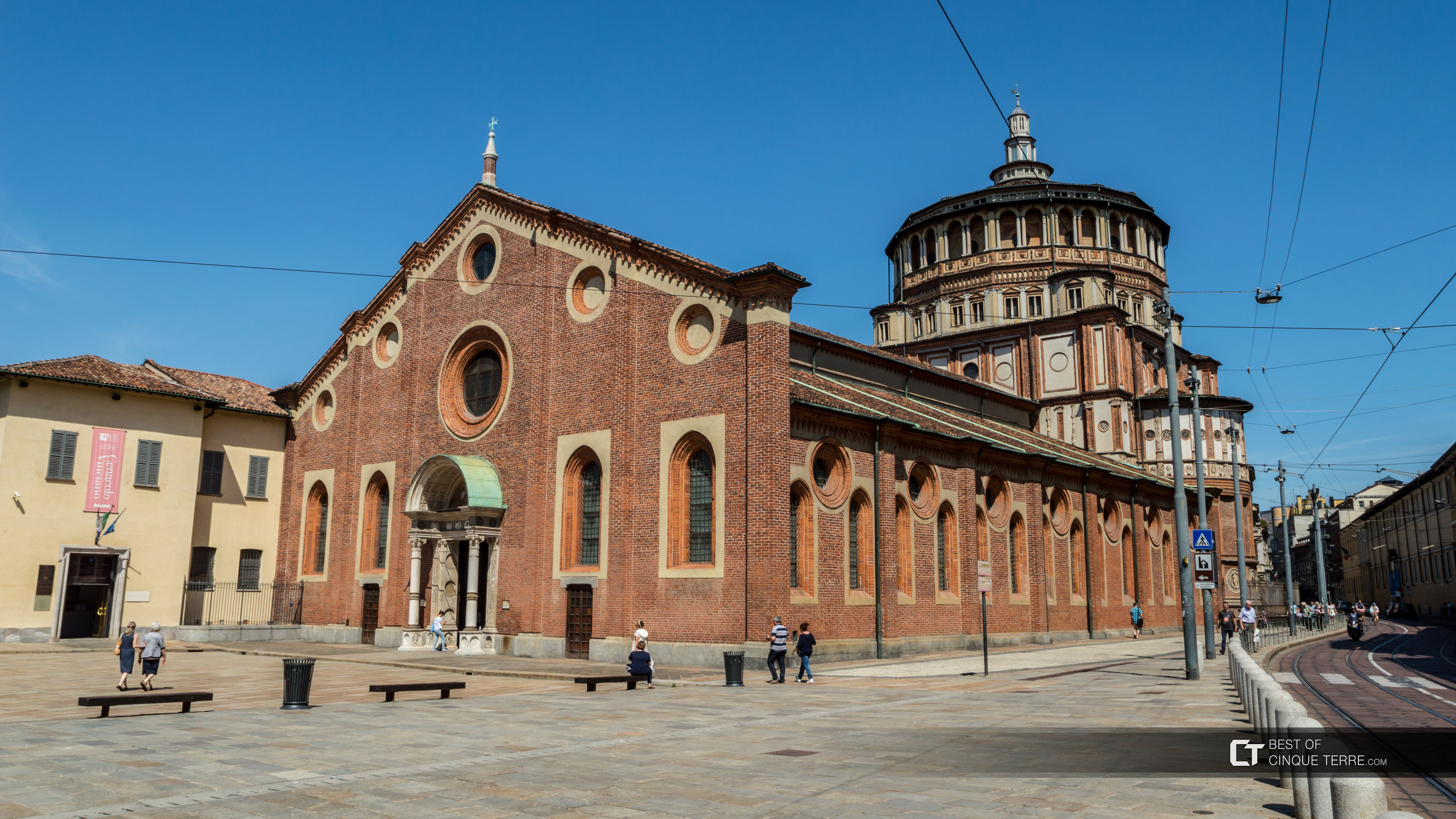 Die Kirche Santa Maria delle Grazie, Mailand, Italien
