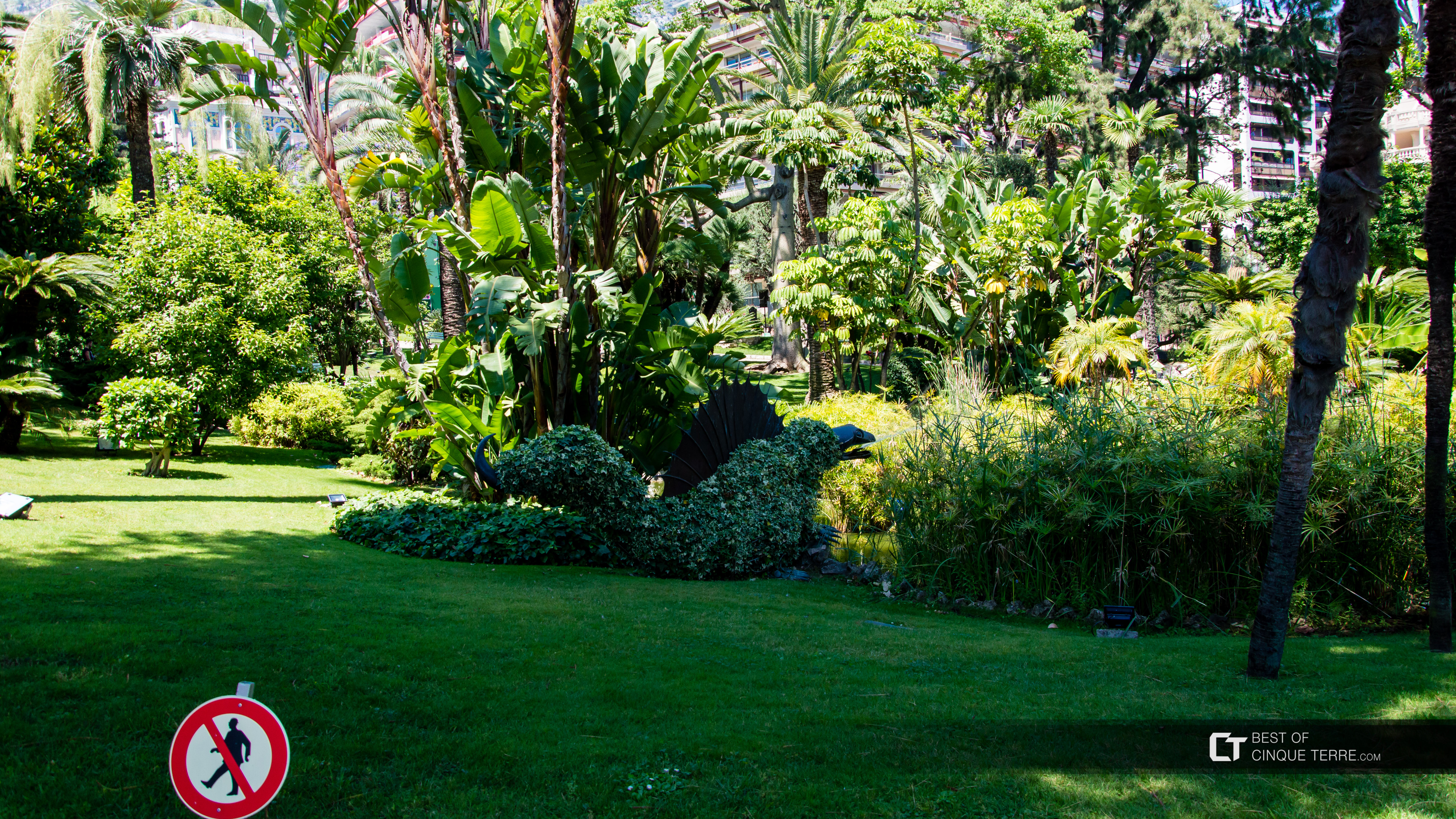 Gartenanlagen in der Nähe der Spielbank von Monte Carlo, Monaco