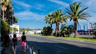 Die Promenade der Engländer, Nizza, Frankreich