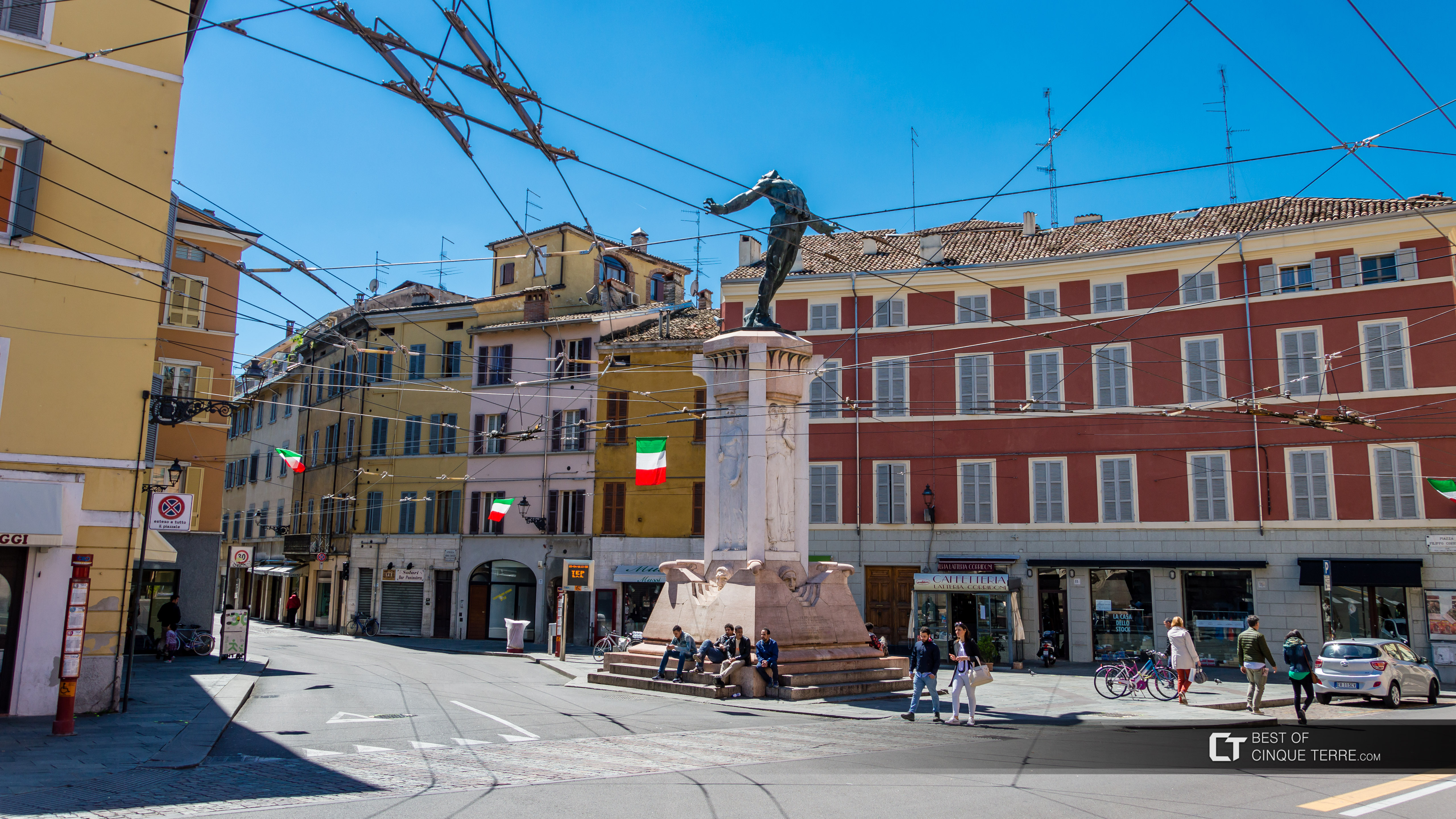 Piazza Filippo Corridoni, Parma, Italien