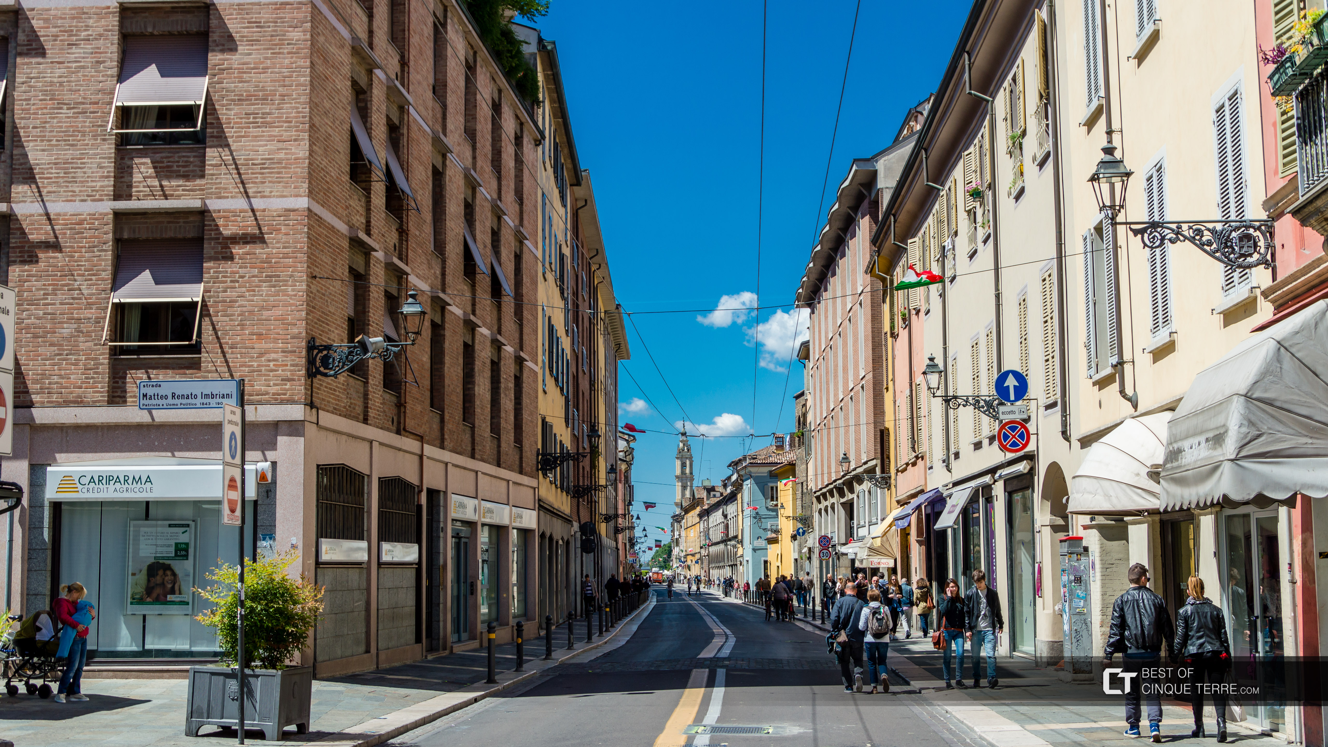 Вулиця д'Адзельо, Парма, Італія