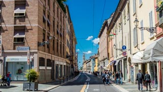 Calle d'Azeglio, Parma, Italia
