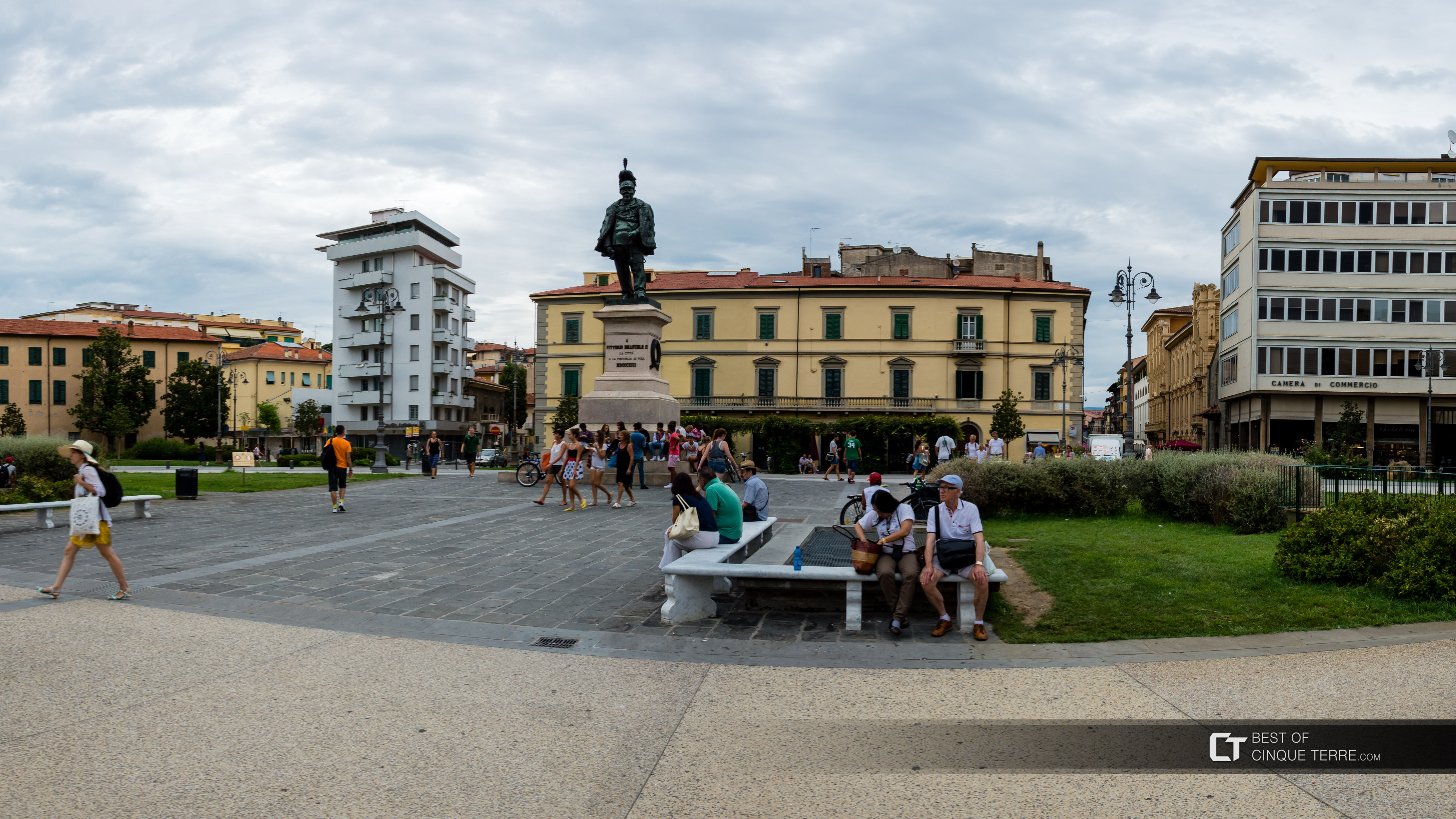 Place Vittorio Emanuele II, Pise, Italie