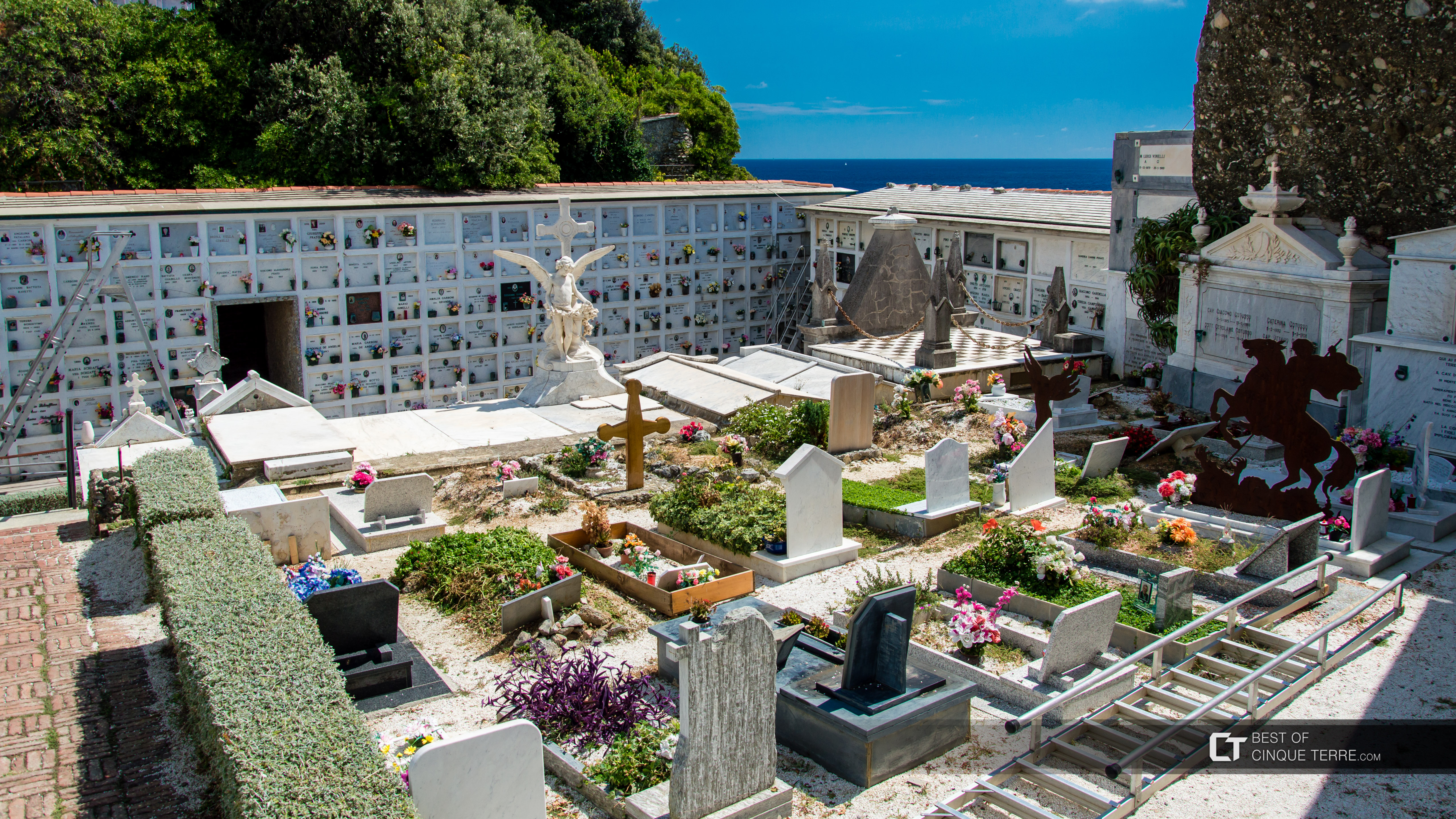 Cemitério, Portofino, Itália