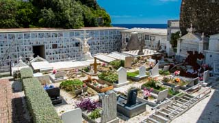 Der Friedhof, Portofino, Italien