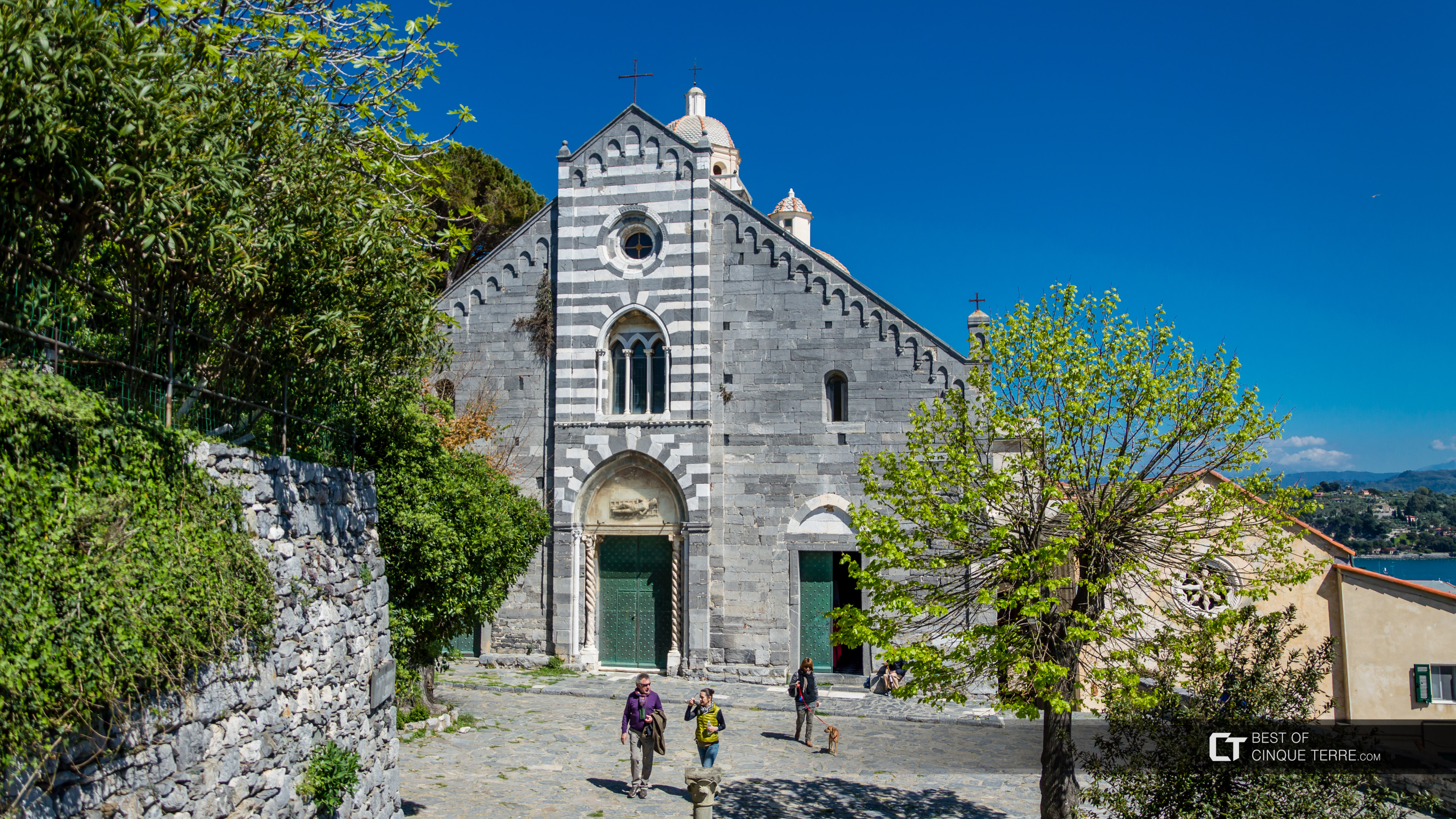 Die Kirche San Pietro, Portovenere, Italien